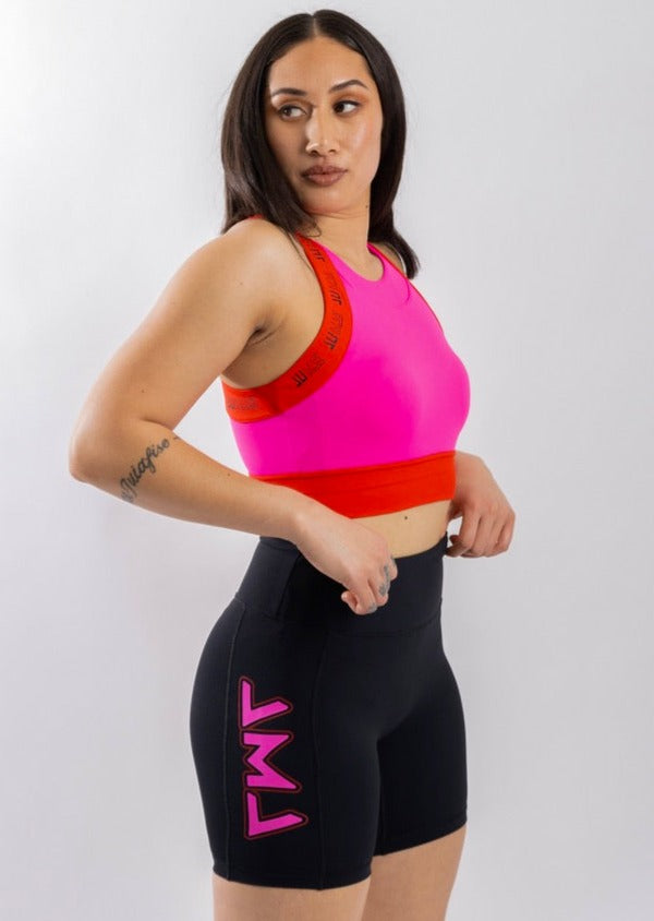 Neon compression hot sale shorts